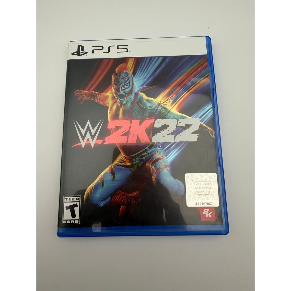 WWE 2K22 PlayStation 5 PS5 Physical Disc Game Rey Mysterio 57883-3